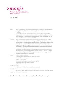 Image of the Page - (000003) - in Mobile Culture Studies - The Journal, Volume 2/2016