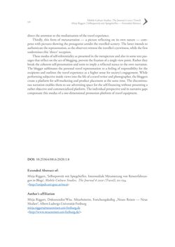 Bild der Seite - 136 - in >mcs_lab> - Mobile Culture Studies, Band 2/2020