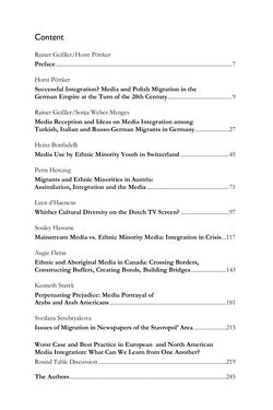 Image of the Page - (000005) - in Media – Migration – Integration - European and North American Perspectives