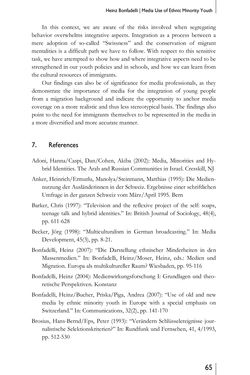 Bild der Seite - 65 - in Media – Migration – Integration - European and North American Perspectives