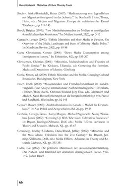 Bild der Seite - 66 - in Media – Migration – Integration - European and North American Perspectives