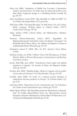 Bild der Seite - 67 - in Media – Migration – Integration - European and North American Perspectives