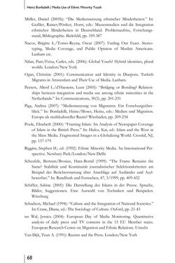 Bild der Seite - 68 - in Media – Migration – Integration - European and North American Perspectives