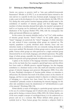 Bild der Seite - 73 - in Media – Migration – Integration - European and North American Perspectives