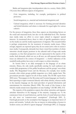 Bild der Seite - 85 - in Media – Migration – Integration - European and North American Perspectives