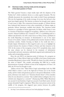 Bild der Seite - 129 - in Media – Migration – Integration - European and North American Perspectives