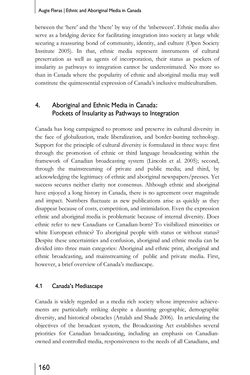 Image of the Page - 160 - in Media – Migration – Integration - European and North American Perspectives