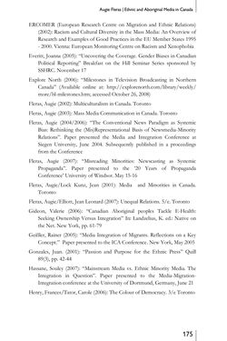 Image of the Page - 175 - in Media – Migration – Integration - European and North American Perspectives