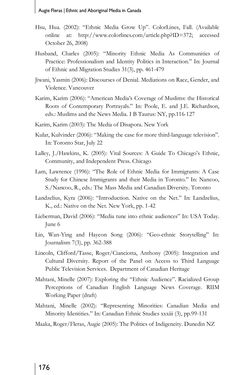 Image of the Page - 176 - in Media – Migration – Integration - European and North American Perspectives