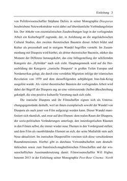 Image of the Page - 3 - in Medienraum Diaspora - Verortungen zeitgenössischer iranischer Diasporafilme