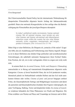 Image of the Page - 7 - in Medienraum Diaspora - Verortungen zeitgenössischer iranischer Diasporafilme