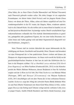 Bild der Seite - 25 - in Medienraum Diaspora - Verortungen zeitgenössischer iranischer Diasporafilme