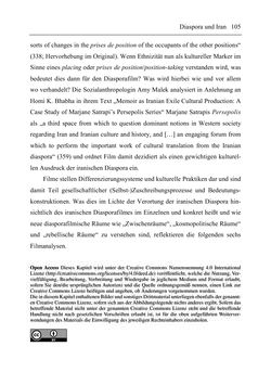 Image of the Page - 103 - in Medienraum Diaspora - Verortungen zeitgenössischer iranischer Diasporafilme