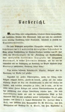 Bild der Seite - V - in Medizinisch-statistische Topografie des Herzogtumes Steiermark