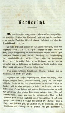 Image of the Page - V - in Medizinisch-statistische Topografie des Herzogtumes Steiermark