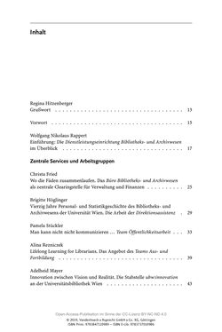 Image of the Page - (000005) - in Menschen im Aufbruch - Universitätsbibliothek und Archiv der Universität Wien im Selbstverständnis ihrer Mitarbeiter_innen