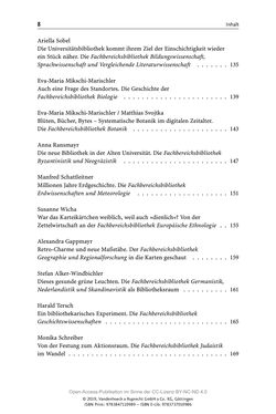 Bild der Seite - 8 - in Menschen im Aufbruch - Universitätsbibliothek und Archiv der Universität Wien im Selbstverständnis ihrer Mitarbeiter_innen