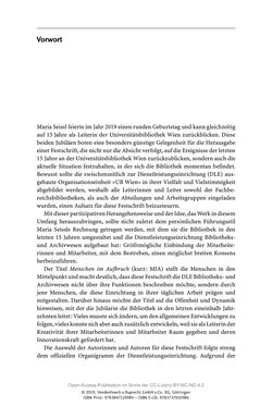 Bild der Seite - 15 - in Menschen im Aufbruch - Universitätsbibliothek und Archiv der Universität Wien im Selbstverständnis ihrer Mitarbeiter_innen