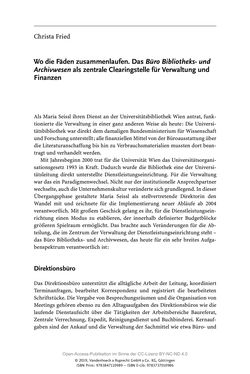 Bild der Seite - 25 - in Menschen im Aufbruch - Universitätsbibliothek und Archiv der Universität Wien im Selbstverständnis ihrer Mitarbeiter_innen