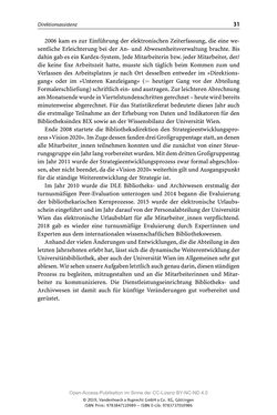 Bild der Seite - 31 - in Menschen im Aufbruch - Universitätsbibliothek und Archiv der Universität Wien im Selbstverständnis ihrer Mitarbeiter_innen