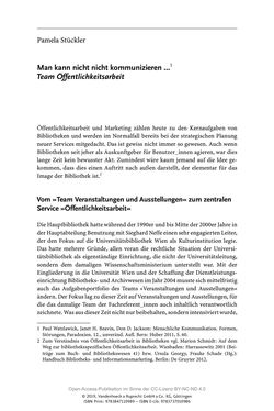 Bild der Seite - 33 - in Menschen im Aufbruch - Universitätsbibliothek und Archiv der Universität Wien im Selbstverständnis ihrer Mitarbeiter_innen