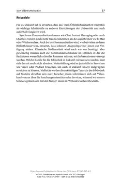Bild der Seite - 37 - in Menschen im Aufbruch - Universitätsbibliothek und Archiv der Universität Wien im Selbstverständnis ihrer Mitarbeiter_innen