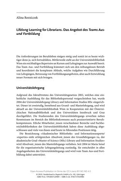 Bild der Seite - 39 - in Menschen im Aufbruch - Universitätsbibliothek und Archiv der Universität Wien im Selbstverständnis ihrer Mitarbeiter_innen