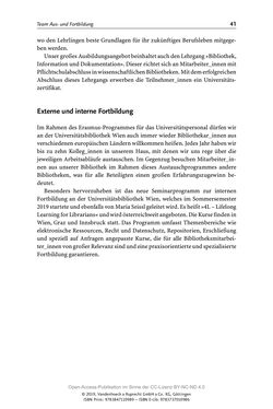 Bild der Seite - 41 - in Menschen im Aufbruch - Universitätsbibliothek und Archiv der Universität Wien im Selbstverständnis ihrer Mitarbeiter_innen
