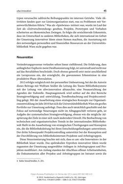 Image of the Page - 45 - in Menschen im Aufbruch - Universitätsbibliothek und Archiv der Universität Wien im Selbstverständnis ihrer Mitarbeiter_innen