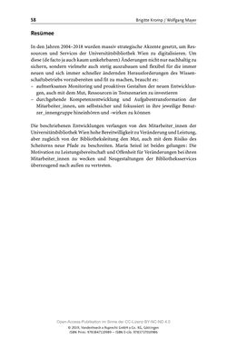 Image of the Page - 58 - in Menschen im Aufbruch - Universitätsbibliothek und Archiv der Universität Wien im Selbstverständnis ihrer Mitarbeiter_innen