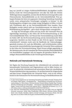 Image of the Page - 68 - in Menschen im Aufbruch - Universitätsbibliothek und Archiv der Universität Wien im Selbstverständnis ihrer Mitarbeiter_innen