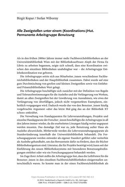Bild der Seite - 75 - in Menschen im Aufbruch - Universitätsbibliothek und Archiv der Universität Wien im Selbstverständnis ihrer Mitarbeiter_innen