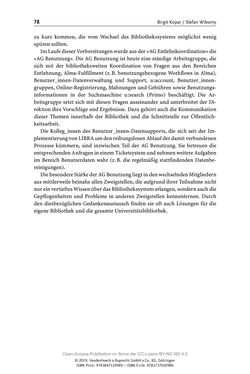 Bild der Seite - 78 - in Menschen im Aufbruch - Universitätsbibliothek und Archiv der Universität Wien im Selbstverständnis ihrer Mitarbeiter_innen