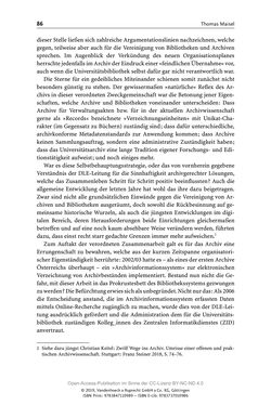 Image of the Page - 86 - in Menschen im Aufbruch - Universitätsbibliothek und Archiv der Universität Wien im Selbstverständnis ihrer Mitarbeiter_innen