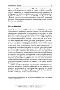 Image of the Page - 93 - in Menschen im Aufbruch - Universitätsbibliothek und Archiv der Universität Wien im Selbstverständnis ihrer Mitarbeiter_innen