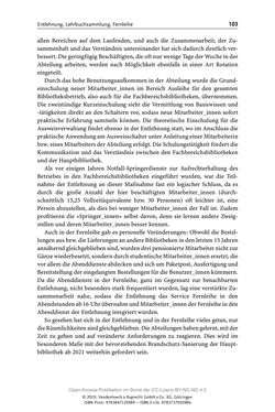 Image of the Page - 103 - in Menschen im Aufbruch - Universitätsbibliothek und Archiv der Universität Wien im Selbstverständnis ihrer Mitarbeiter_innen
