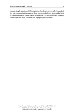 Bild der Seite - 123 - in Menschen im Aufbruch - Universitätsbibliothek und Archiv der Universität Wien im Selbstverständnis ihrer Mitarbeiter_innen