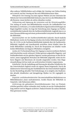 Bild der Seite - 127 - in Menschen im Aufbruch - Universitätsbibliothek und Archiv der Universität Wien im Selbstverständnis ihrer Mitarbeiter_innen