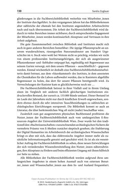 Bild der Seite - 130 - in Menschen im Aufbruch - Universitätsbibliothek und Archiv der Universität Wien im Selbstverständnis ihrer Mitarbeiter_innen