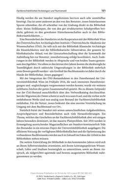 Bild der Seite - 131 - in Menschen im Aufbruch - Universitätsbibliothek und Archiv der Universität Wien im Selbstverständnis ihrer Mitarbeiter_innen