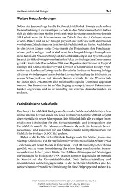 Image of the Page - 141 - in Menschen im Aufbruch - Universitätsbibliothek und Archiv der Universität Wien im Selbstverständnis ihrer Mitarbeiter_innen