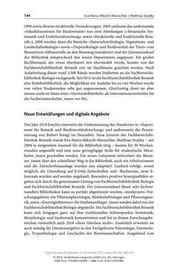 Image of the Page - 144 - in Menschen im Aufbruch - Universitätsbibliothek und Archiv der Universität Wien im Selbstverständnis ihrer Mitarbeiter_innen