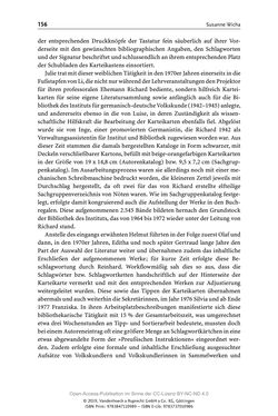 Bild der Seite - 156 - in Menschen im Aufbruch - Universitätsbibliothek und Archiv der Universität Wien im Selbstverständnis ihrer Mitarbeiter_innen