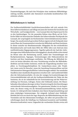 Image of the Page - 166 - in Menschen im Aufbruch - Universitätsbibliothek und Archiv der Universität Wien im Selbstverständnis ihrer Mitarbeiter_innen