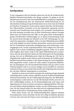 Bild der Seite - 192 - in Menschen im Aufbruch - Universitätsbibliothek und Archiv der Universität Wien im Selbstverständnis ihrer Mitarbeiter_innen