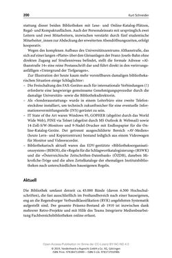 Bild der Seite - 200 - in Menschen im Aufbruch - Universitätsbibliothek und Archiv der Universität Wien im Selbstverständnis ihrer Mitarbeiter_innen