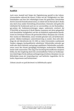 Bild der Seite - 202 - in Menschen im Aufbruch - Universitätsbibliothek und Archiv der Universität Wien im Selbstverständnis ihrer Mitarbeiter_innen