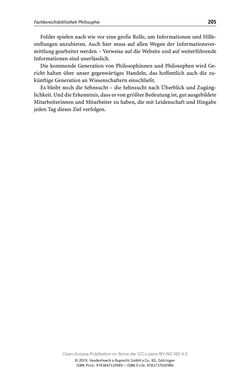 Bild der Seite - 205 - in Menschen im Aufbruch - Universitätsbibliothek und Archiv der Universität Wien im Selbstverständnis ihrer Mitarbeiter_innen