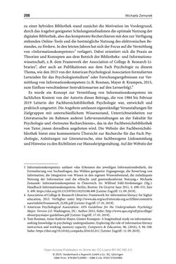 Bild der Seite - 208 - in Menschen im Aufbruch - Universitätsbibliothek und Archiv der Universität Wien im Selbstverständnis ihrer Mitarbeiter_innen