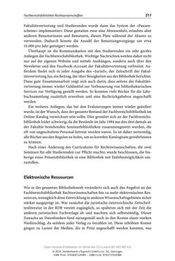 Bild der Seite - 217 - in Menschen im Aufbruch - Universitätsbibliothek und Archiv der Universität Wien im Selbstverständnis ihrer Mitarbeiter_innen